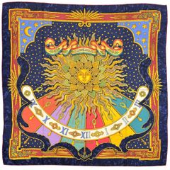☆美品☆HERMES エルメス スカーフ カレ90CARPE DIEM 太陽 月 - メルカリ