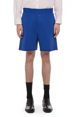 ヘルムート ラング メンズ ボトムス ハーフパンツ・ショーツ パイル ショートパンツ コットン Helmut Lang Cotton French Terry Shorts Royal Blue ブルのサムネイル