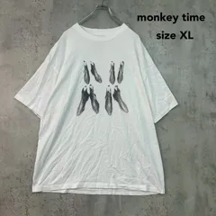 monkey time モンキータイム ビートルズ XL 半袖Tシャツ ホワイト カットソー プリントTシャツ グラフィックTシャツ バンドTシャツ バンT ロックTシャツ ユナイテッドアローズ ★ ■◆のサムネイル