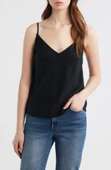 ベラダール レディース トップス シャツ Bella Dahl Clean Camisole Vintage Black ブラックのサムネイル