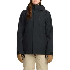 ボルコム レディース アウター ジャケット・ブルゾン ジャケット Volcom VCo Eras Insulated GORETEX Jacket Womens Black ブラックのサムネイル
