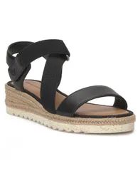 ラッキーブランド レディース シューズ サンダル プラットフォーム Lucky Brand Womens Tressy Platform Wedge Sandals Black Smooth ブラックのサムネイル