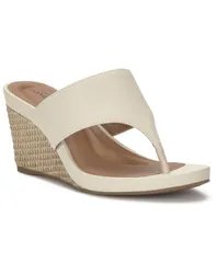 ラッキーブランド レディース シューズ サンダル プラットフォーム Lucky Brand Womens Libbie Thong Platform Wedge Sandals TuskWhite Sのサムネイル