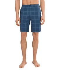 クイックシルバー メンズ ボトムス ハーフパンツ・ショーツ プリント ショートパンツ Quik silver Union Print Amphibian 20 Hybrid Shorts Dark Dのサムネイル
