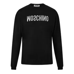 モスキーノ メンズ アウター ニット・セーター Moschino Flppd Knt Sn63 Multi Black ブラックのサムネイル