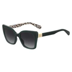 モスキーノ レディース アクセサリー サングラス・アイウェア Moschino Womens Round Sunglasses Animalier Green グリーンのサムネイル