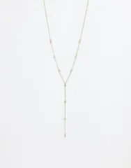 アクセサライズ レディース アクセサリー ネックレス・チョーカー・ペンダントトップ レース Accessorize Z sparkle lariat chainecklace in 14k goldのサムネイル