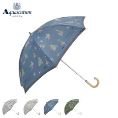 アクアスキュータム AQUASCUTUM 傘 日傘 晴雨兼用 長傘 雨傘 レディース UVカット 遮蔽 紫外線対策 ガールプリント 1AQ 23076のサムネイル