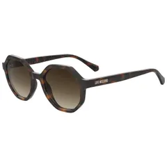 モスキーノ レディース アクセサリー サングラス・アイウェア Moschino Womens Round Sunglasses Havana 2のサムネイル