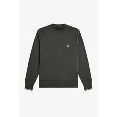 フレッドペリー メンズ アウター パーカー・スウェット Fred Perry Fred Crw Sweat Sn64 Field Grn U98