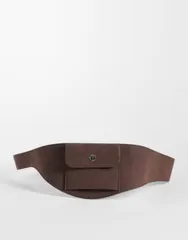 エイソス レディース アクセサリー ベルト ASOS DESIGN side pocket hip belt in chocolate チョコレートのサムネイル