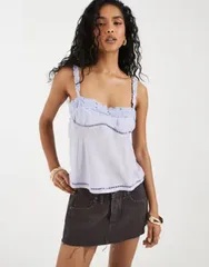 フリーピープル レディース トップス タンクトップ Free People little love tank top in violetune VIOLETUNE バイオレットのサムネイル