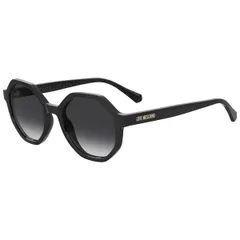 モスキーノ レディース アクセサリー サングラス・アイウェア Moschino Womens Round Sunglasses Black ブラックのサムネイル
