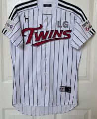 00s Majestic ベースボールシャツ MLB ストライプ ツインズ - メルカリ