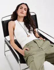 フリーピープル レディース トップス シャツ Free People soft seamless modal top CLEAN IVORY アイボリーのサムネイル