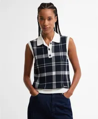 バブアー レディース トップス ベスト ニット Barbour Womens Allerdale Knitted Vest Multi Check マルチカラーのサムネイル