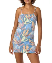 オニール レディース トップス ワンピース プリント ONeill Womens Cecilia Geo Printedress Captains Blue ブルーのサムネイル