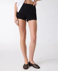 ゲス レディース ボトムス ハーフパンツ・ショーツ ショートパンツ デニム GUESS Womens Liza Denim Hot Shorts Rinsed Wash デニムのサムネイル