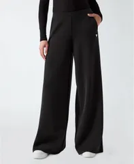ゲス レディース ボトムス カジュアルパンツ スウェットパンツ GUESS Womens WideLeg Sweatpants Jet Black ブラックのサムネイル