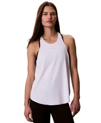 カルバンクライン レディース トップス タンクトップ Calvin Klein Performance Womens Icon Sport Active Tank Top Brilliant Whitのサムネイル