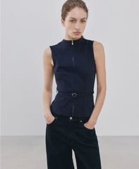 iRENE アイレネ セーラーカラーデニムジャンプスーツ M オールインワン