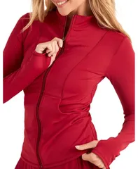 アドアミー レディース アウター ジャケット・ブルゾン Adore Me Womens Auractive Jacket Dark red レッドのサムネイル
