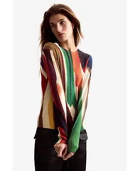 デジグアル レディース アウター ニット・セーター Desigual Womensweater designed by christian lacroix Multi マルチカラーのサムネイル