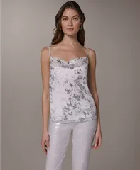 ダナ キャラン ニューヨーク レディース トップス シャツ Donna Karanew York Womenstrappy Camisole Top Cream クリームのサムネイル