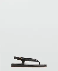 マンゴ レディース シューズ サンダル MANGO Womens Buckle Strap Sandals Chocolate チョコレートのサムネイル