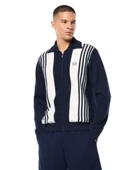 セルジオタッキーニ メンズ アウター ニット・セーター カーディガン Sergio Tacchini Mens Cipri Knit Cardigan Maritime blue ブルーのサムネイル