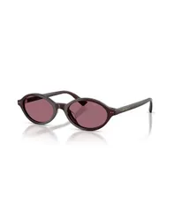 ジミーチュー レディース アクセサリー サングラス・アイウェア Jimmy Choo Womens Oval Sunglasses JC5068U Opaline Pruneのサムネイル