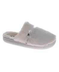バッジェリーミシュカ レディース シューズ サンダル Badgley Mischka Womens Bow Slippers White ホワイトのサムネイル