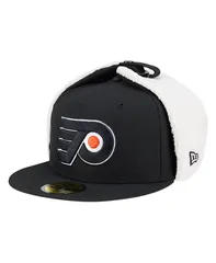 ニューエラ メンズ アクセサリー 帽子 New Era Mens Black Philadelphia Flyers Injection Dog Ear Classic Fitted Hat Blacのサムネイル