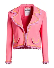 モスキーノ レディース アウター ジャケット・ブルゾン テーラードジャケット MOSCHINO Pink ピンクのサムネイル