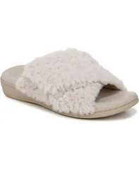 バイオニック レディース シューズ サンダル Vionic Womens Relax II Open Toe Slippers Off white fabric オフホワイトのサムネイル