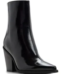 アルド レディース シューズ ブーツ・レインブーツ アンクル ALDO Womens Norelle Pointed Toe Ankle Booties Black Shiny ブラックのサムネイル