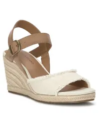 ラッキーブランド レディース シューズ サンダル Lucky Brand Womens Mindra Espadrille Wedge Sandals CortadoTusk Canvasのサムネイル