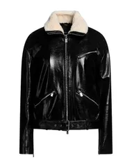 ピンコ レディース アウター ジャケット・ブルゾン バイカージャケット PINKO Black ブラックのサムネイル