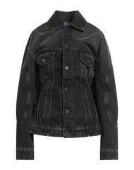 ジャンポール ゴルチエ レディース アウター ジャケット・ブルゾン デニムブルゾン JEAN PAUL GAULTIER Black ブラックのサムネイル