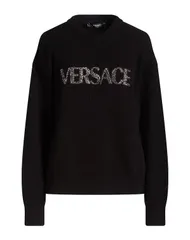ヴェルサーチ レディース アウター カーディガン カシミヤニット VERSACE Black ブラックのサムネイル