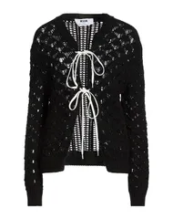 エムエスジイエム レディース アウター カーディガン MSGM Black ブラックのサムネイル