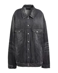 バレンシアガ レディース アウター ジャケット・ブルゾン デニムブルゾン BALENCIAGA Black ブラックのサムネイル