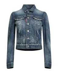 ディースクエアード レディース アウター ジャケット・ブルゾン デニムブルゾン DSQUARED2 Blue ブルーのサムネイル