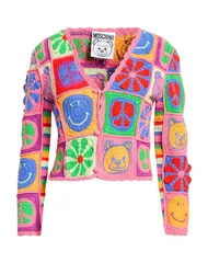 モスキーノ レディース アウター カーディガン MOSCHINO Pink ピンクのサムネイル