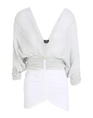 エリザベッタフランキ レディース トップス シャツ ELISABETTA FRANCHI Light Gray グレーのサムネイル