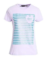 ラブ モスキーノ レディース トップス Tシャツ LOVE MOSCHINO Lilac ライラックのサムネイル
