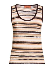 ミッソーニ レディース トップス シャツ プルオーバー MISSONI Dark Brown ブラウンのサムネイル