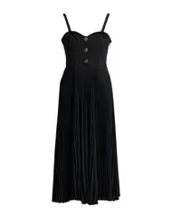 ツインセット レディース トップス ワンピース プリーツドレス TWINSET Black ブラックのサムネイル