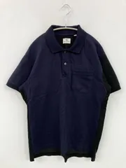 ENGINEERED GARMENTS エンジニアードガーメンツ ポロシャツ M ネイビー 無地 ワンポイント 半袖 メンズのサムネイル