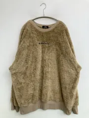 KANGOL カンゴール スウェット XL ベージュ ボア 無地 ブランドロゴ 刺繍 長袖 メンズ レディースのサムネイル